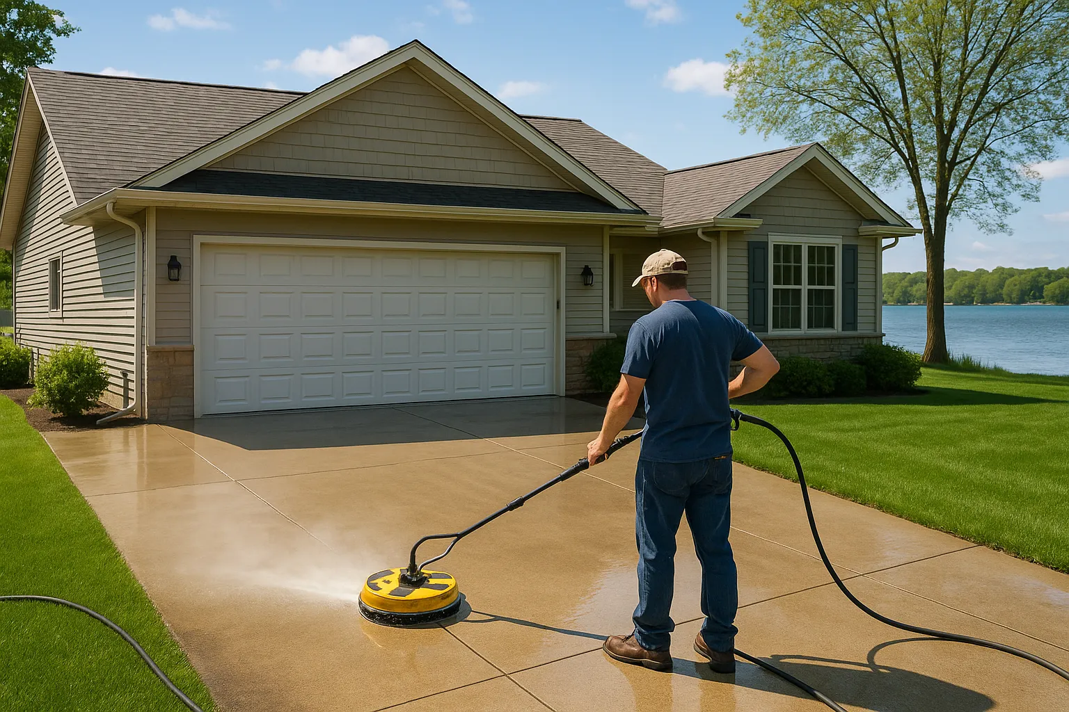 Concrete Washing, One Stop Exterior Cleaning