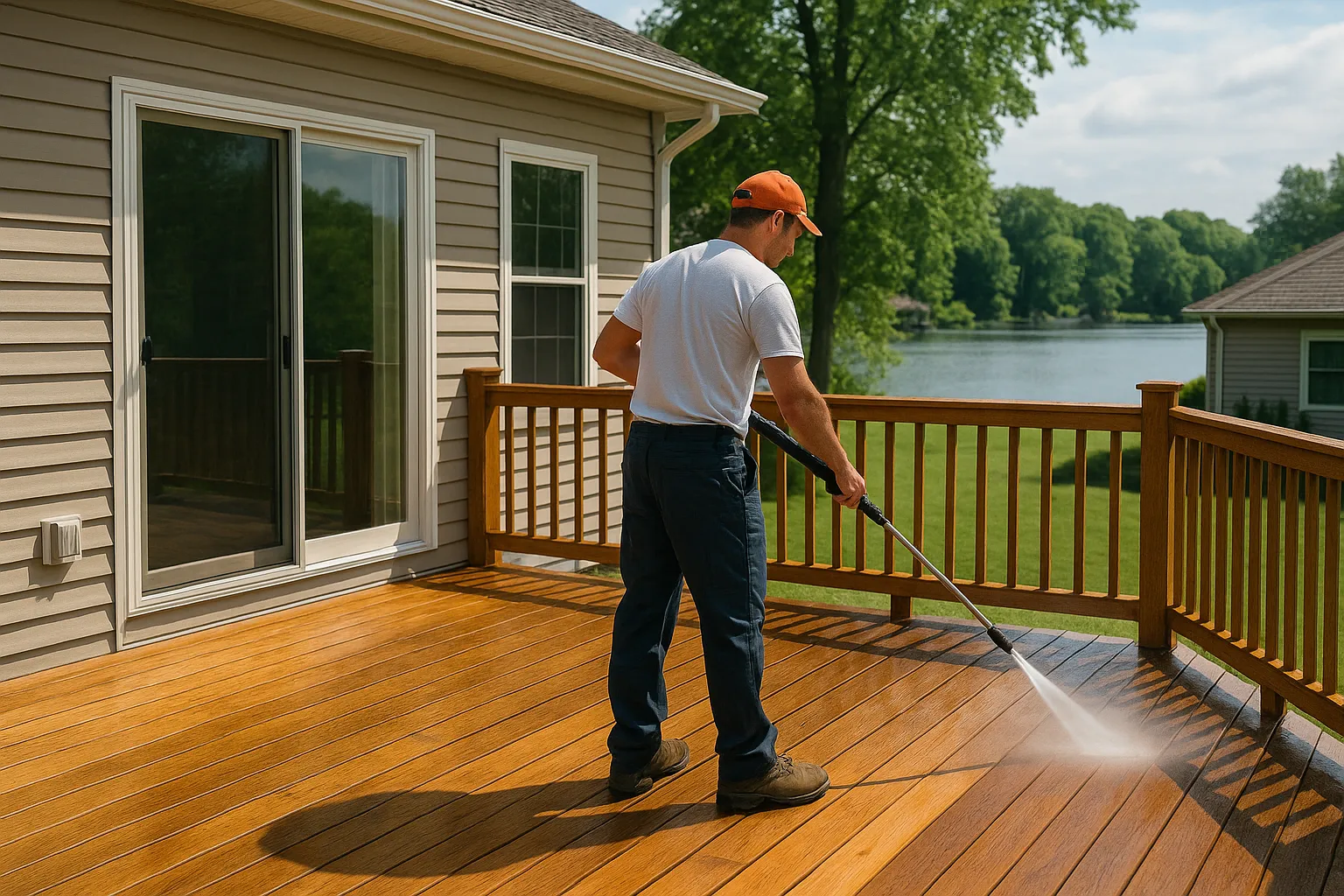 Decks (Cleaning & Staining), One Stop Exterior Cleaning