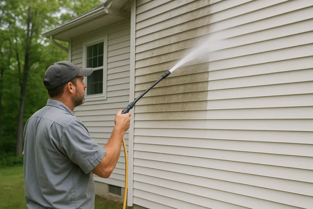 Pressure Washing & Exterior Cleaning in Chippewa Lake, One call for the whole outside of your home
